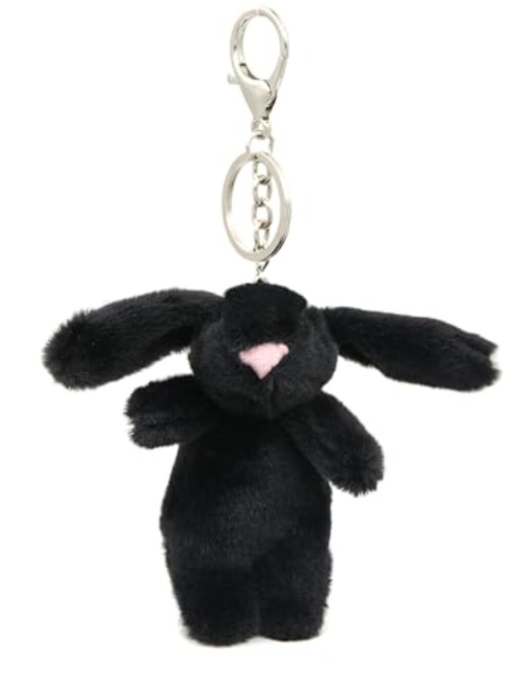 Cute Bunny Bag Charm Kawaii Keychain Plush Mini Rabbit Purse Decoration